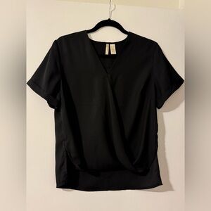 Womens Japna casual or dressy blouse in black, size S